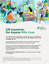 Life Insurance for Anyone who Lives English Version