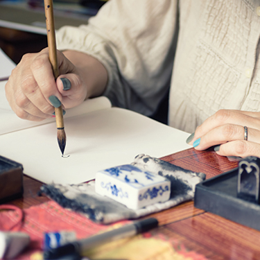 Person drawing