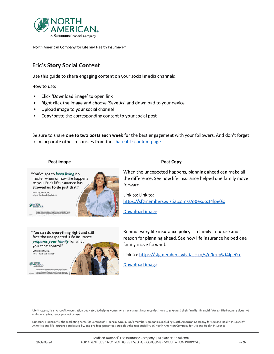 Eric's Story social content