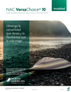 NAC VersaChoice 10 brochure - Spanish