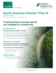 Charter Plus 10 premium bonus special flyer CA