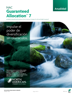 NAC Guaranteed Allocation 7 brochure - Spanish