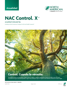 NAC Control. X brochure - Spanish