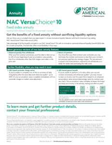 Enhanced liquidity benefit (ELB) features